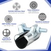 Tandefio 2 Pcs IPS Pipe Repair Clamp 304 Stainless Steel
