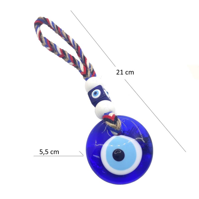 Perlin Nazar Boncuk Boncugu Turkish Blue Eye Evil Eye Wall