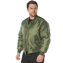 Rothco Concealed Carry MA-1 Flight Jacket - Sage Green - Size Large