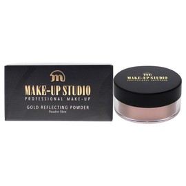 Make-Up Studio Gold Reflecting Powder Highlighter - Golden Pink for Women - 0.53 oz Highlighter