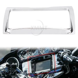 Unbranded Chrome ABS Stereo Trim Cover For Harley Tri Electra Street Glide FLHX 2014-23 US