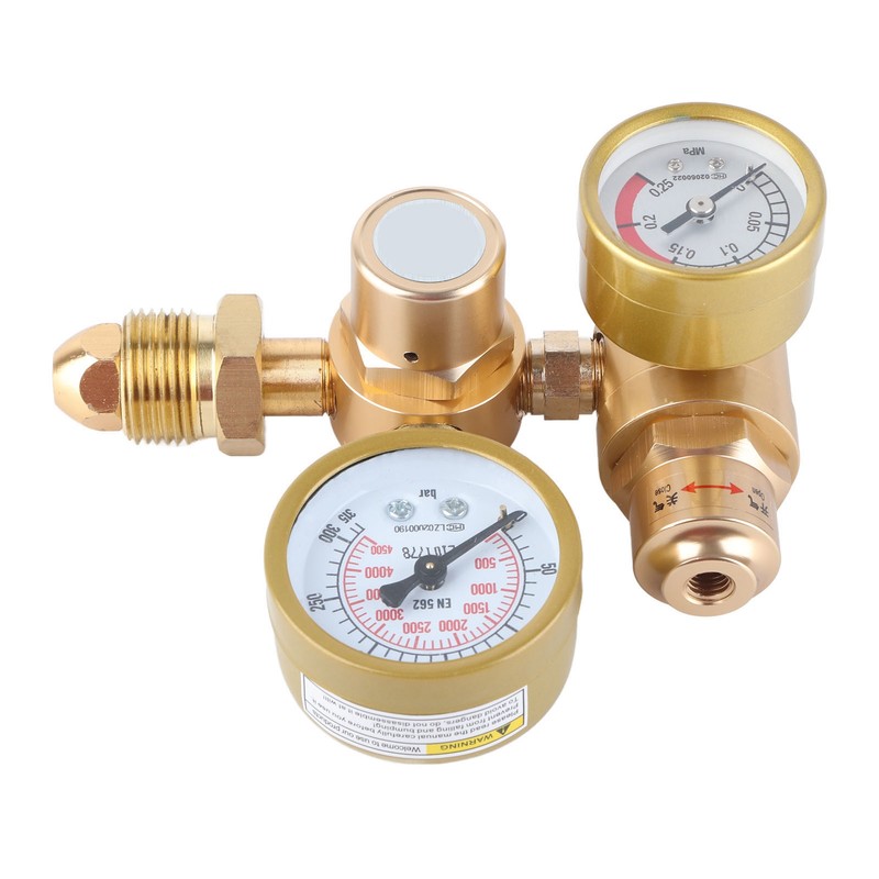 Gas Welding Regulator Argon CO2 Gauge TIG MIG Flowmeter 4500psi