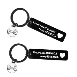 Xiahuyu Best Friend Keychain Friendship Gifts for Women Friends Christmas Birthday Gifts for Best Friend Graduation Gifts Thanksgiving Day Valentines Day Gifts Friend Gifts for Women