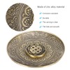 Round Shape Bronze Incense Burners, Incense Holder, Catcher 9‑hole Flower