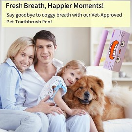 YOOYOOFEI Pet Toothbrush Pen & Oral Repair Gel for Dogs & Cats – Teeth Cleaning Pen, Natural Plant Substance Tartar Remover for Repairing Pets' Teeth (1pcs)