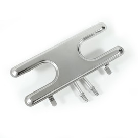 YIHAM Universal H-Type Dual Control Bar Burner Replacement for Char-Broil, Thermos, Arkla, Sunbeam, Charmglow, Kenmore and Fiesta Gas Grills KB805