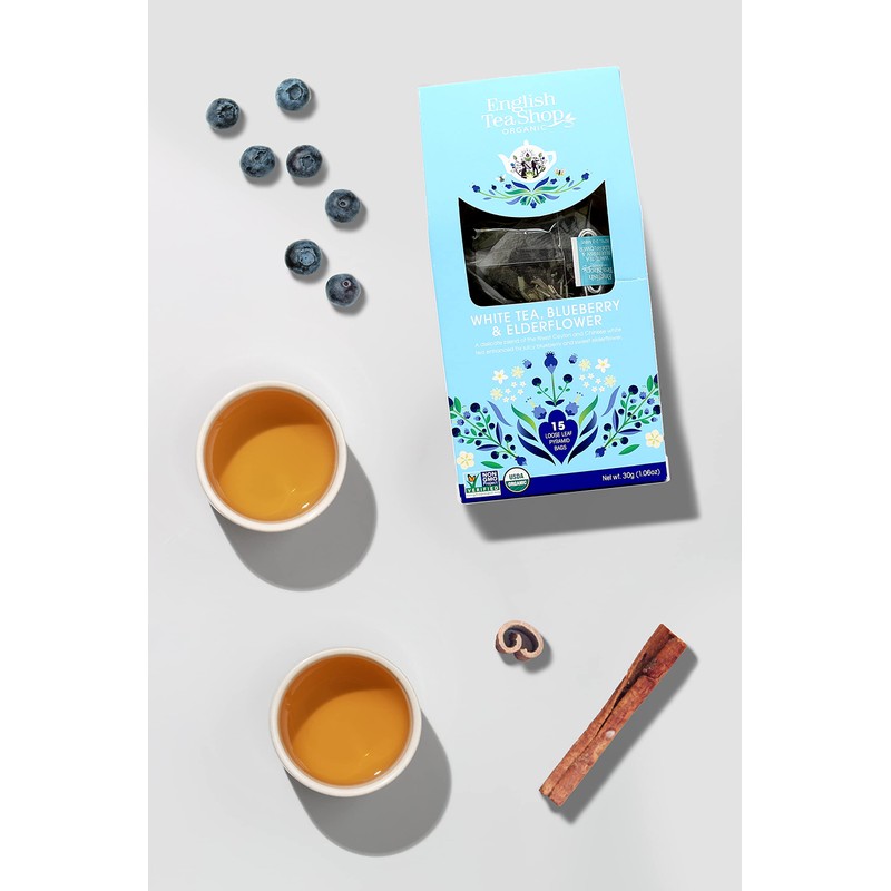 English Tea Shop Organic White Tea, Blueberry & Elder Flower