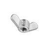 MroMax - 2 tuercas de mariposa M16 de acero inoxidable