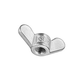 MroMax - 2 tuercas de mariposa M16 de acero inoxidable 304 tuercas de mariposa de acero inoxidable para decoración mecánica electrónica de muebles