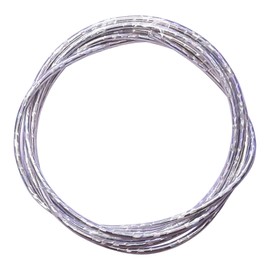 cyclingcolors Brake Cable Cover Bowden Cable Brake Cable Covers 5 mm Cable Housing Bicycle Road Bike City Vintage Timer (Silver Laser)