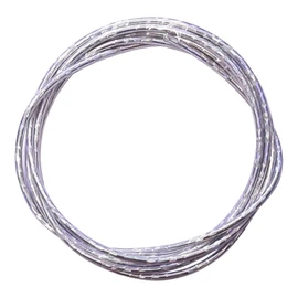 cyclingcolors Brake Cable Cover Bowden Cable Brake Cable Covers 5 mm Cable Housing Bicycle Road Bike City Vintage Timer (Silver Laser)
