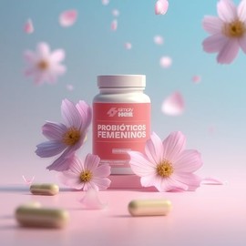 SIMPLY HER Probioticos Mujer | Flora Intima & pH Balanceado | 30 días de Suministro | Bienestar Femenino | Probioticos Femeninos + fibras Prebioticos 