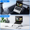 Angle Adjustable Car Steering Wheel Laptop Holder,Foldable Laptop Stand for