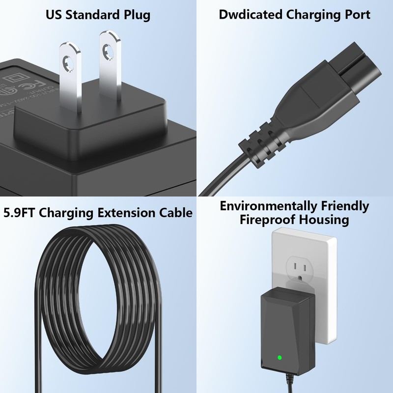 16.8V Charger for Aiper Scuba S1 Cordless Robotic Pool Cleaner