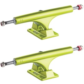 Ace Trucks MFG Skateboard Trucks AF1 Satin Lime 77 (9.5'' Axle) Pair