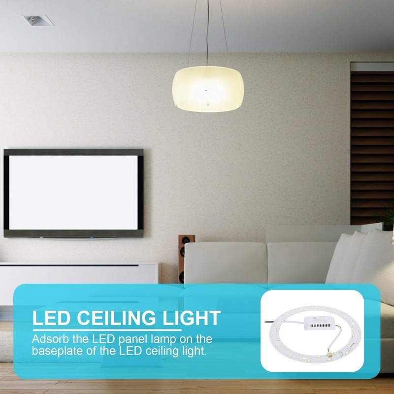 Uonlytech SMD 5730 30-Led Magnetic Circular Led Ceiling Light Panel