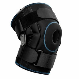SEVEN MINE Rodillera Ortopedica Mecánica (1 Pieza) con Apoyo Rotuliano y Varillas Laterales Móviles de Duraluminio Para Estabilizar La Articulación...