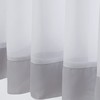 NSXIN Net Curtain, Voile Bistro Curtain with Loops, Transparent Curtain,