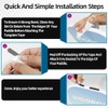 Pickleball Paddle Tungsten Weights 10 Pack, 3g Adhesive Tape Strips