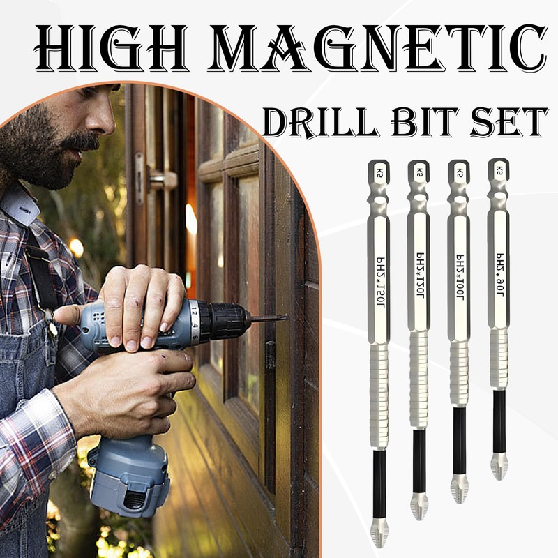 9PCS High Magnetic Screwdriver Drill Bit Set,High Magnetic Drill Bit