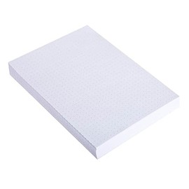 Exacompta 10708E 100er Pack Karteikarten gepunkted DIN A5 ideal für die Schule, zum Lernen von Vokabeln Flashcards Memo Lernkarten Lernkartei 148 x 210 mm weiß
