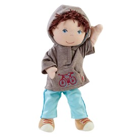 HABA Bambola Lian 306528 - Bambola in Tessuto per Bambini dai 18 Mesi in su per Giocare e coccolarsi in Materiali Morbidi, Dimensioni: 30 cm