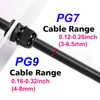 Gebildet 30pcs PG7 + 20pcs PG9 Cable Gland, Plastic IP68