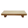 B Baosity Wood Pedestal Stand Wooden Riser Stand Multipurpose Soap