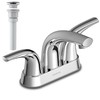 Lavatrum Bathroom Sink Faucet, Solid Brass 4 Inch Centerset Bathroom