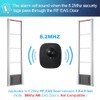 250Pcs 8.2Mhz RF Security Clothing Tags Black Retails EAS Clothes