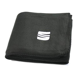 Seat 6H1084503KAA Travel Blanket Fleece Blanket Black Logo