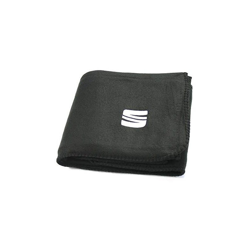 Seat 6H1084503KAA Travel Blanket Fleece Blanket Black Logo