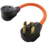 AC WORKS® 30 Amp NEMA 14-30P to NEMA 6-50R Flexible