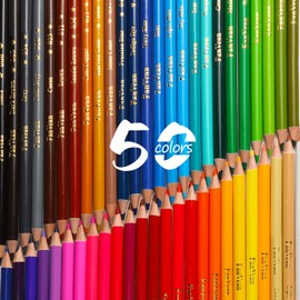 FanVean Colored Pencils Set 50 count Color Pencil for adult Coloring School Supplies Gifts for kids & Adults