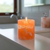 Pink Salt Wall 2 Himalayan Salt Candle Holder Cylinder Shaped