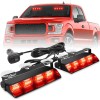 Emergency Dash Strobe Lights Green White Safety Flashing Warning Hazard