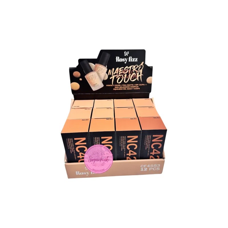 Base De Maquillaje Perfect Cover Spf 15 Mayoreo 12pz