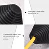 sourcing map Rubber Grommet Wire Protection Thick Plates Conical Holder