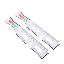 FRCOLOR 2pcs Pupil Distance Ruler Versatile Eye Measurement Tool for Optometrists and Eyewear Fitting Lightweight Plastic Occluder for Accurate Pupil Measurement