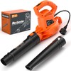 MAXLANDER Leaf Blower Corded, 7-AMP 350CFM/155MPH Electric Leaf Blower, Lightweight