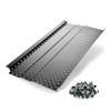 Waterlock 5" Gutter Guards Leaf Protection, Domestic Aluminum Gutter Covers