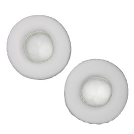 KOMBIUDA 1pair Convenient Headphone Replacement Cushions for Round Headsets Comfortable Protein Ear Pads Noise-Blocking Design Use