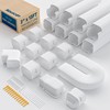 Nouscan 3" 13Ft Mini Split Line Set Cover with Flexible