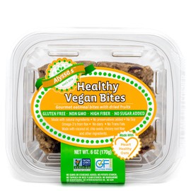 Alyssa’s Vegan Oatmeal Bites ⎸ Gluten Free Cookies, Healthy Snacks from the Bakery ⎸ Dairy Free, Sugar Free, Low Carb, Keto Protein Snacks ⎸ Gluten Free Snacks for Kids ⎸ 8 Cookies per box, 1 Pack
