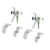 Qianly 2Pcs Drawer Front Installation Clamps Drawer Face Clamps Carpentry