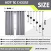 Anytime Home Curtains Blackout and Sheer Layered Solid Window Curtain