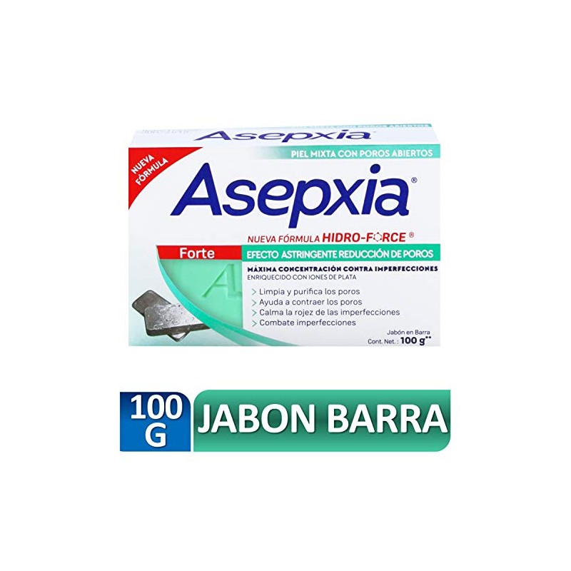 Asepxia Forte Jabón en Barra 100 g