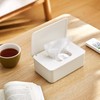 2Pcs Wipes Dispenser,Tissue Storage Box Case Wet Wipes Dispenser Holder
