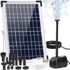 Solar Water Fountain Solar Powered Water Fountain 264GHP Solar Fountain