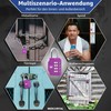 MERCURYAL Padlock Combination - Lock Lock - Security 4 Numbers